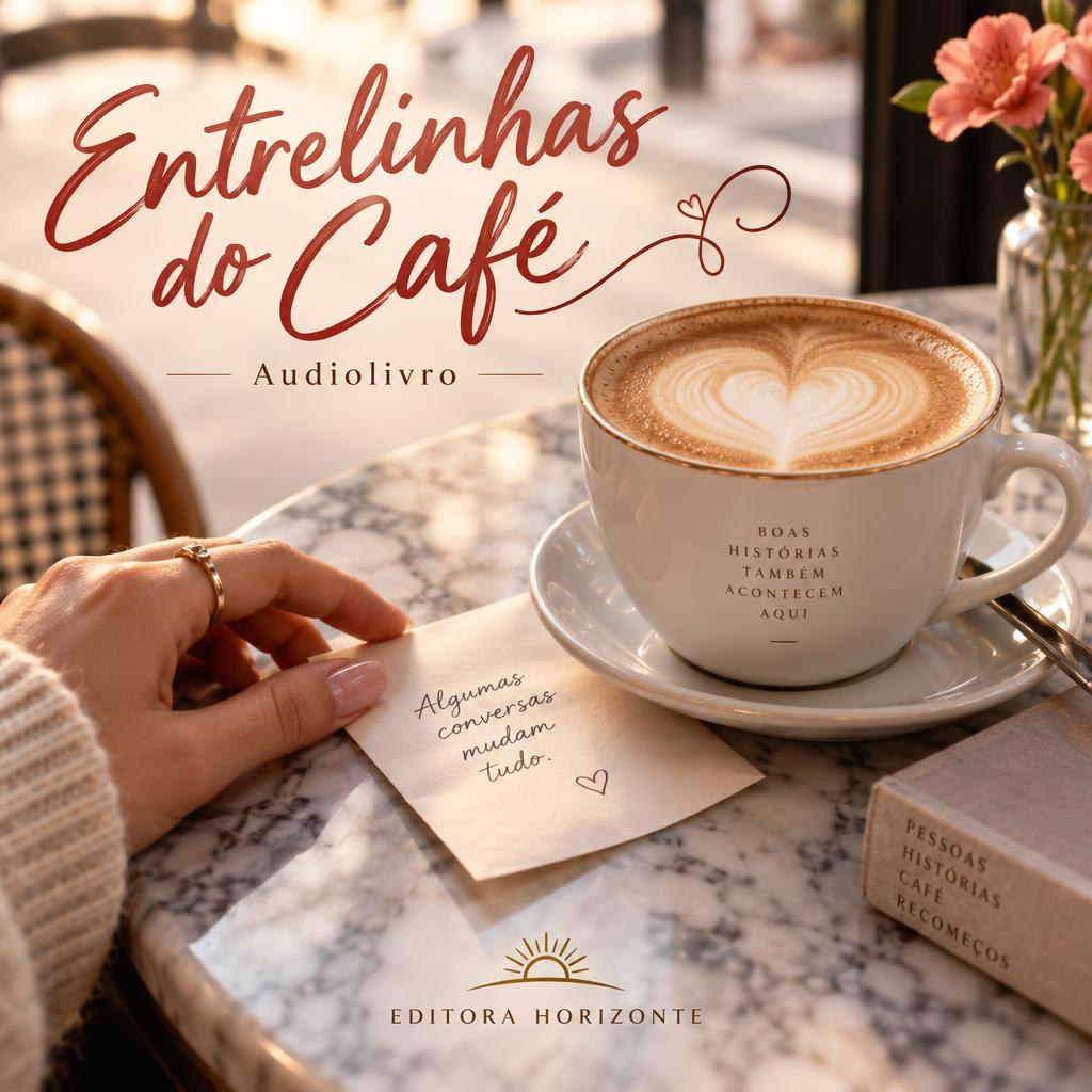 Capa do audiolivro Entrelinhas do Café