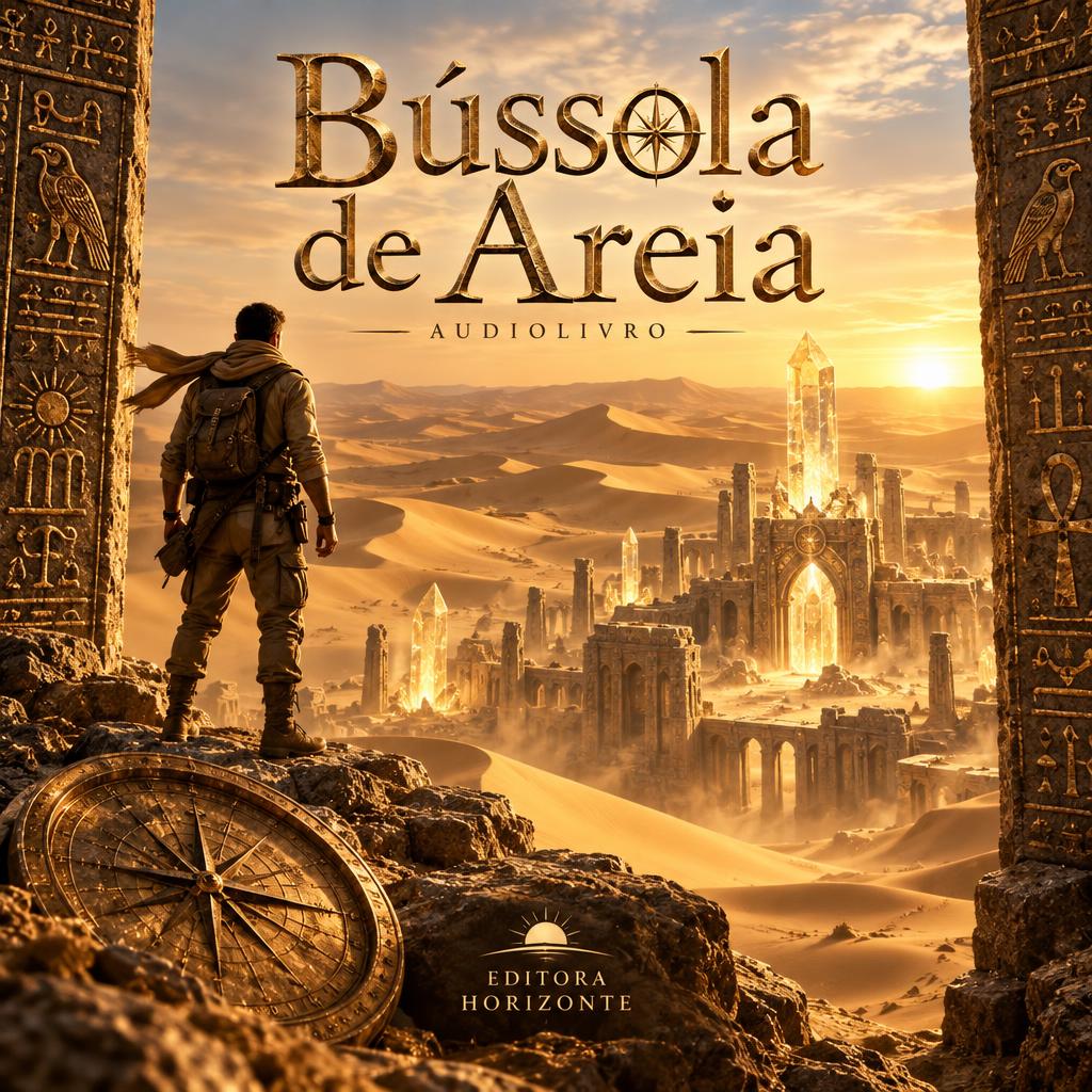 Capa do audiolivro Bússola de Areia