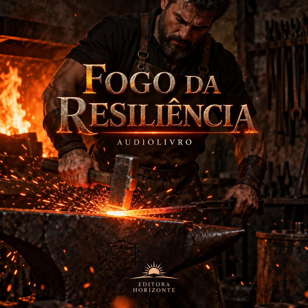 Capa do audiolivro Fogo da Resiliência