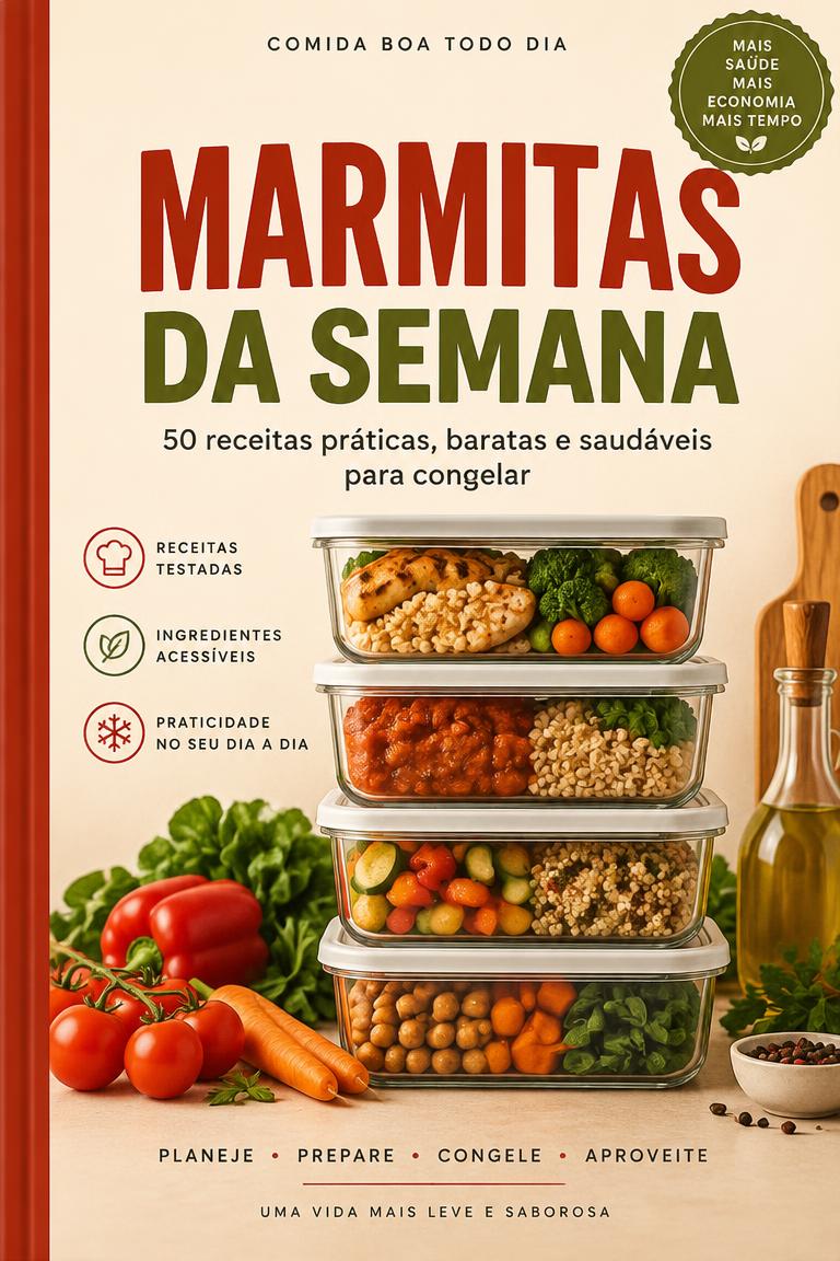 Capa do e-book Marmitas da Semana